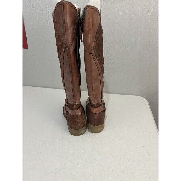 Roan By Bed Stu Knee Hi Boots Leather Women 8 Karolus - Picture 7 of 14